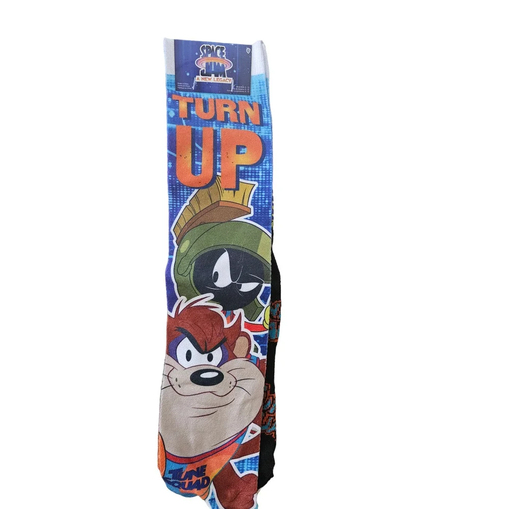 Looney Tunes Tune Squad Taz Alien Youth Stretch Socks 2 Pack